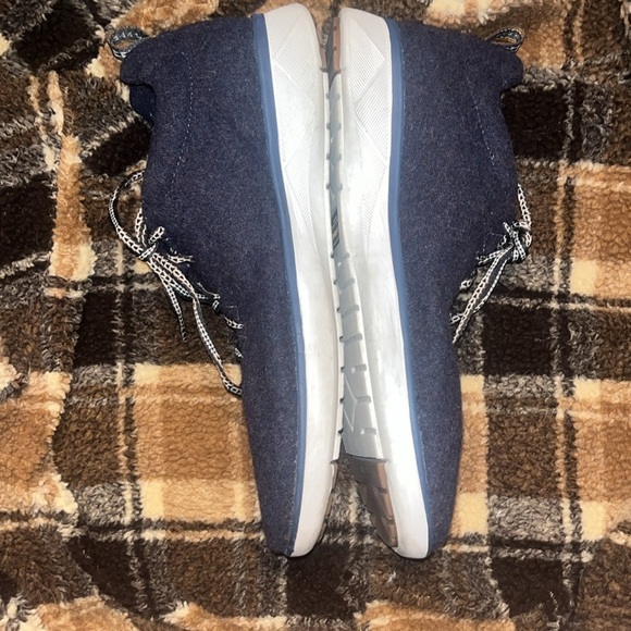 Pendleton Wool Navy Blue Sneakers Men’s Size 11 Water Resistant - Picture 6 of 10